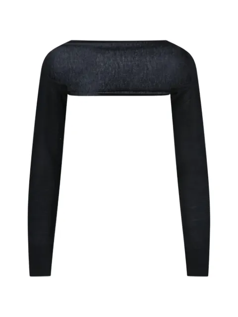 Alaïa knitted shrug Black AA9S0331K026A995