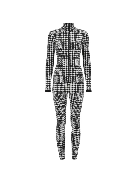 NEWLAND houndstooth high-neck jumpsuit Black N46774108