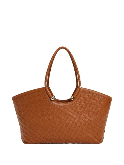 TWINSET handwoven shopper bag Brown 261TB7300