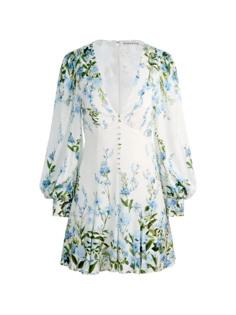 alice + olivia Irene mini dress White CC603P63507