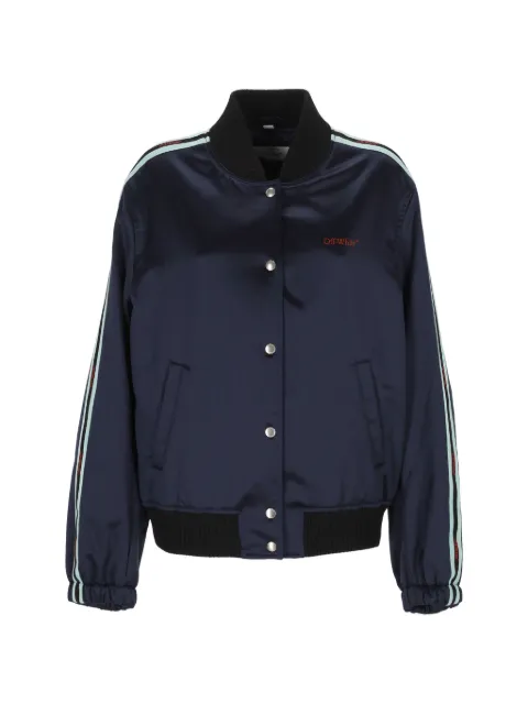 Off-White striped bomber jacket Blue 2EK00OS26FAB001W932