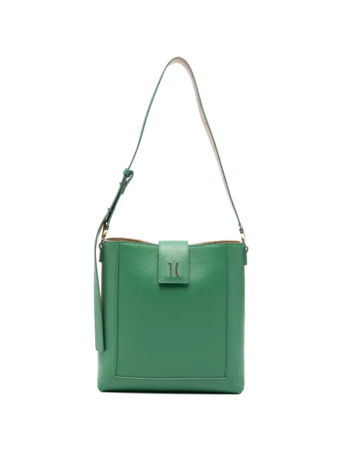 ALVIERO MARTINI 1° CLASSE flap leather shoulder bag Green LF03D6300646