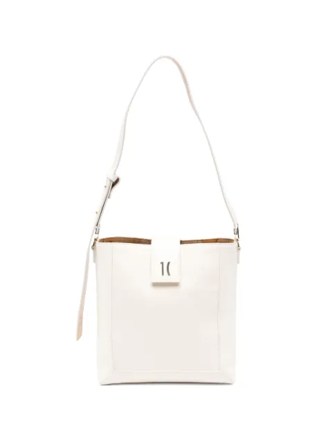 ALVIERO MARTINI 1° CLASSE logo-detail bucket bag Neutrals LF03D647