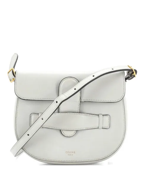 Celine Pre-Owned Symmetrical Shoulder Bag Leather Mini crossbody bag Neutrals Z5PQV7XHJGZK4LJH