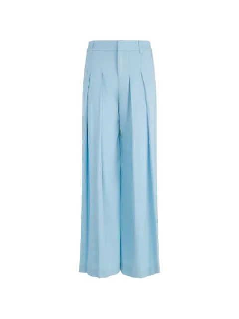 alice + olivia Blaire pleated trousers Blue CC603R71101