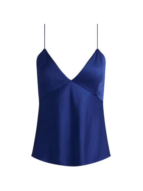 alice + olivia Milta V-neck camisole Blue CC603A43029