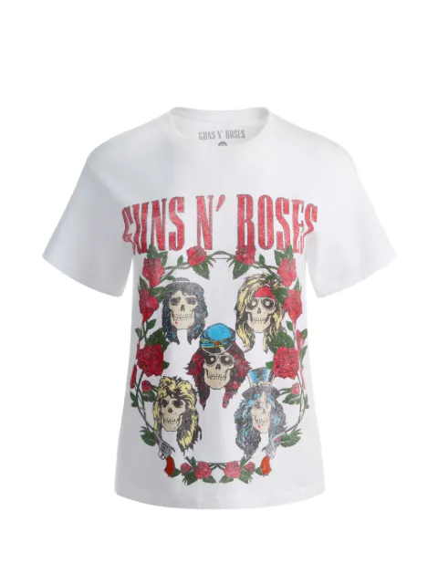 alice + olivia Alvera crew-neck T-shirt White CV603P38062