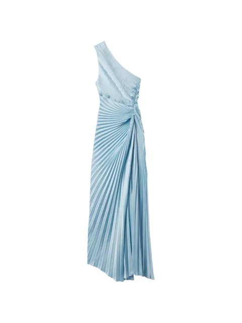 A.L.C. Lara one-shoulder pleated dress Blue 6DRES02935