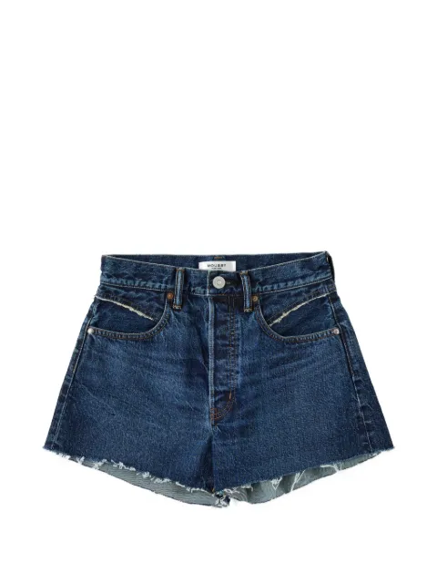 Moussy Vintage Southborough frayed shorts Blue 540JSC111111