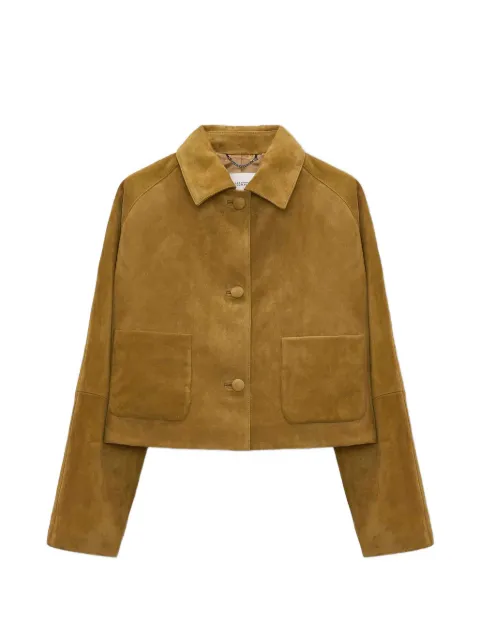 Dorothee Schumacher buttoned patch-pocket jacket Brown 261444312
