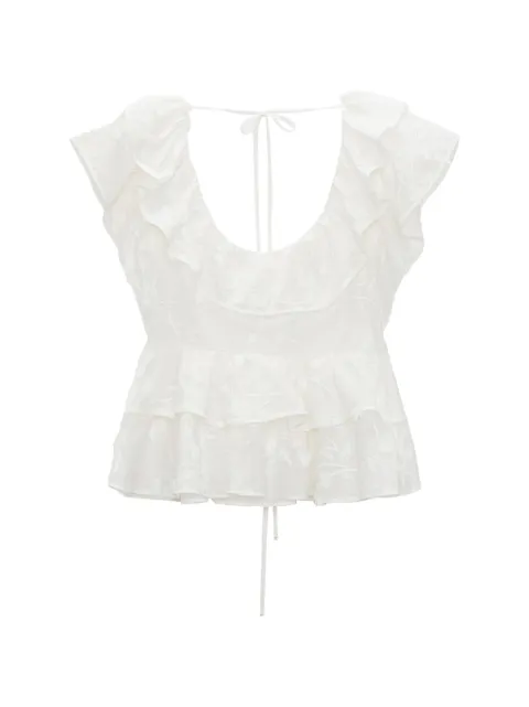 Dorothee Schumacher ruffled top White 261447306