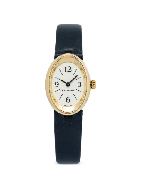 Bvlgari Pre-Owned Ovale case 20mm watch White OV27G