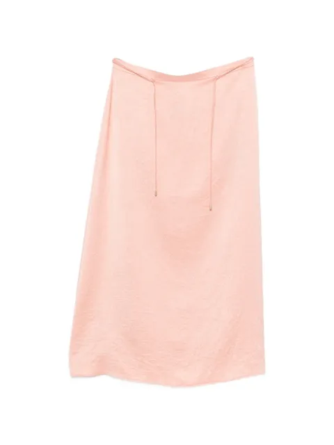MARCCAIN drawstring-fastening midi skirt Pink AC7116W46