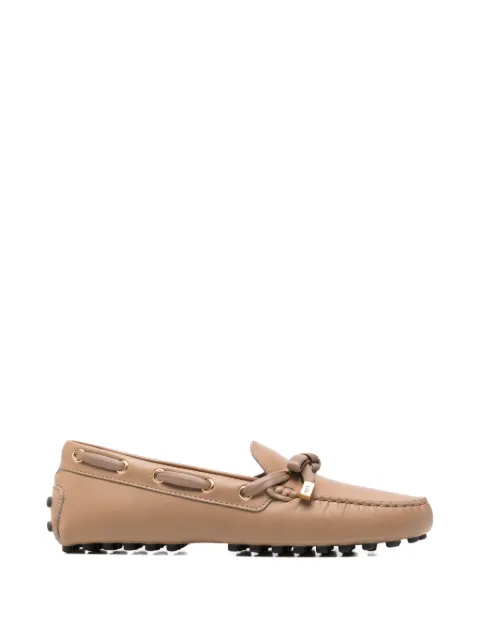 Tod's knot-upper leather loafers Brown XXW2210KB00N6MC823