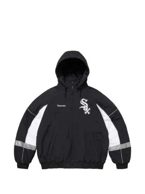 Supreme Chicago White Sox hooded stadium jacket Black SU26968