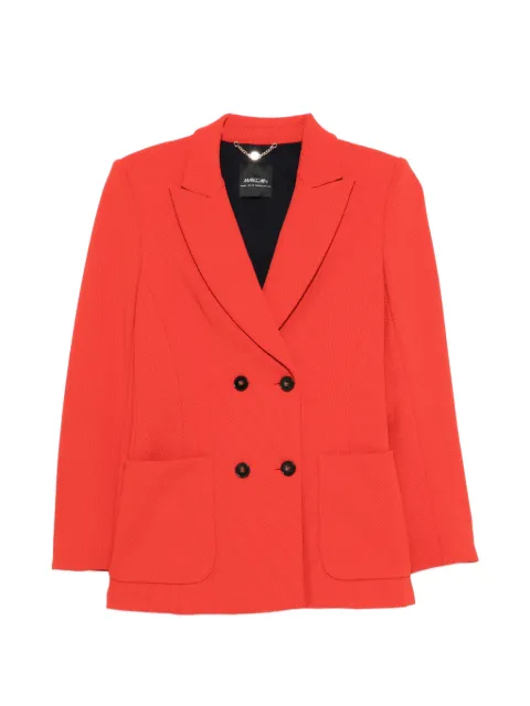 MARCCAIN double-breasted blazer Orange AC3414J08