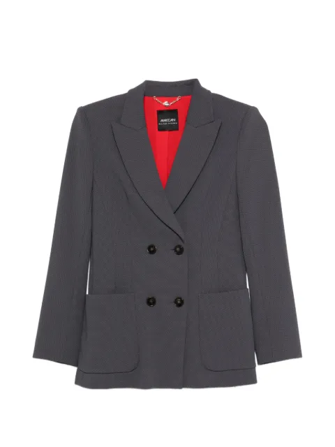 MARCCAIN double-breasted blazer Grey AC3414J08