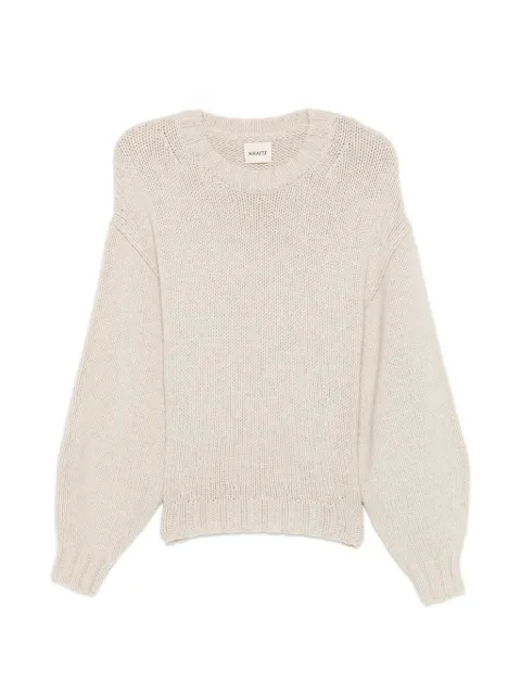 KHAITE Gemma ribbed-knit sweater Grey 18273645869