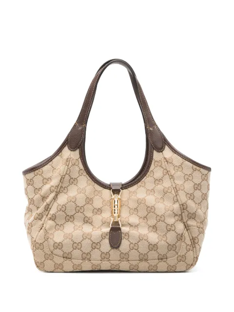 Gucci small Mercato GG canvas shoulder bag Brown 866646FAFV2