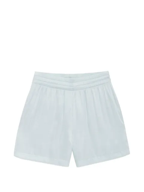ANINE BING Kam elasticated shorts Green A0512376GRN01