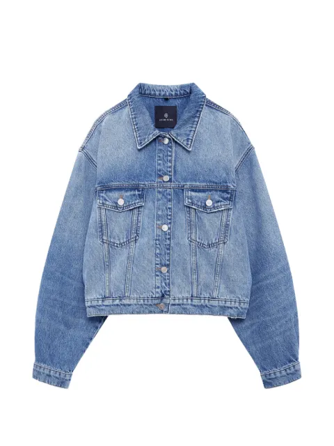 ANINE BING Quincy buttoned denim jacket Blue A0112155