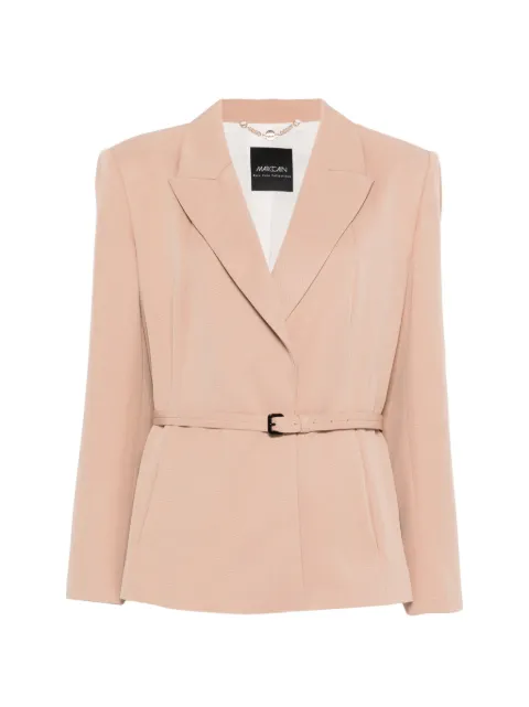 MARCCAIN belted blazer Neutrals AC3409W77