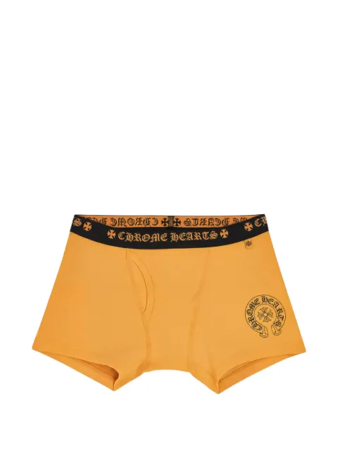 Chrome Hearts logo-waistband boxers Yellow CHRM0851