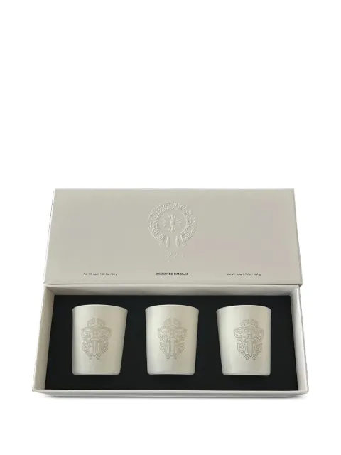 Chrome Hearts +22+ candle set (set of three) Neutrals CHRM0850