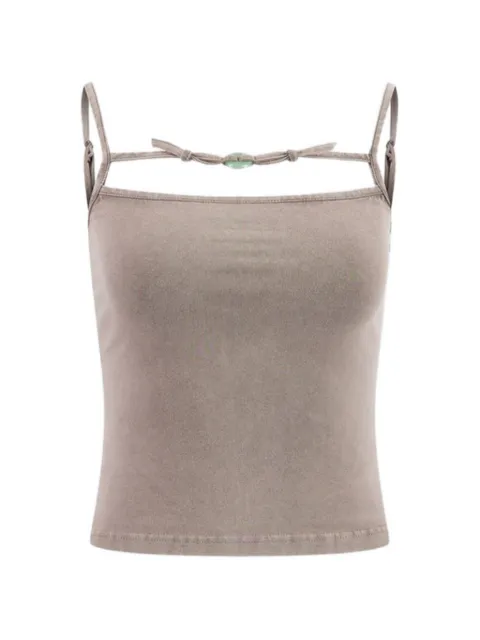 Ottolinger charmed tie-strap tank top Neutrals 11510181503