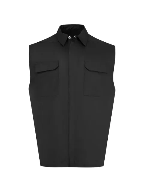 Rick Owens Jumbo pocket overshirt Black RR01F2224NCV