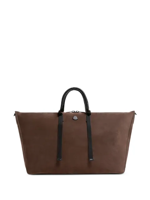 Moncler Carlo logo-detail duffle bag Brown L109A5G00002M6747