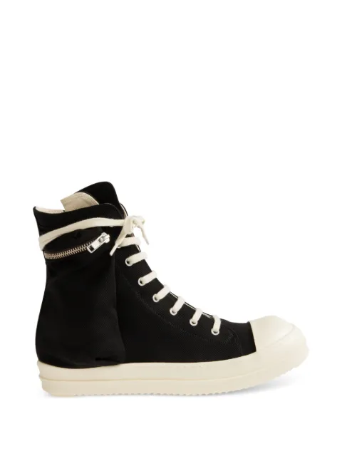Rick Owens DRKSHDW zip cargo sneakers Black DU01F4801DO