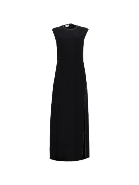 Filippa K contrast stitching dress Black 321011433