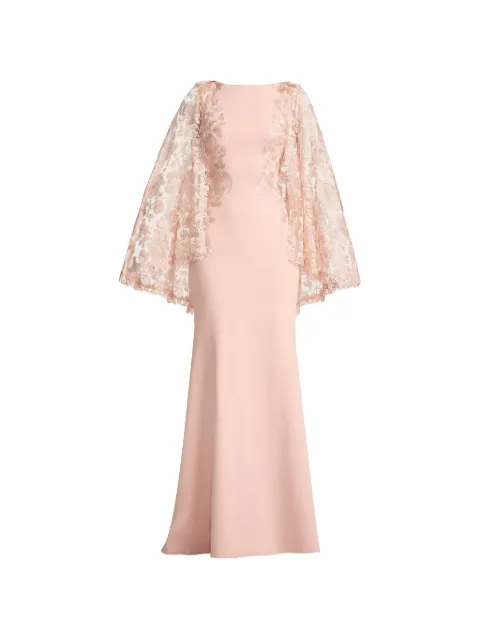 Tadashi Shoji floral lace dress Pink CJH26123LPAPK
