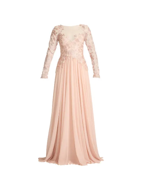 Tadashi Shoji floral long-sleeved dress Pink CJH26136LPAPK