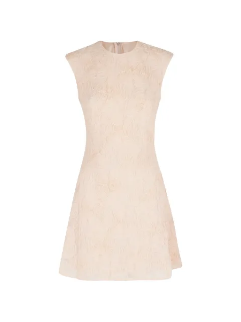 ROTATE BIRGER CHRISTENSEN floral-detail sleeveless mini dress Neutrals 1155262593098