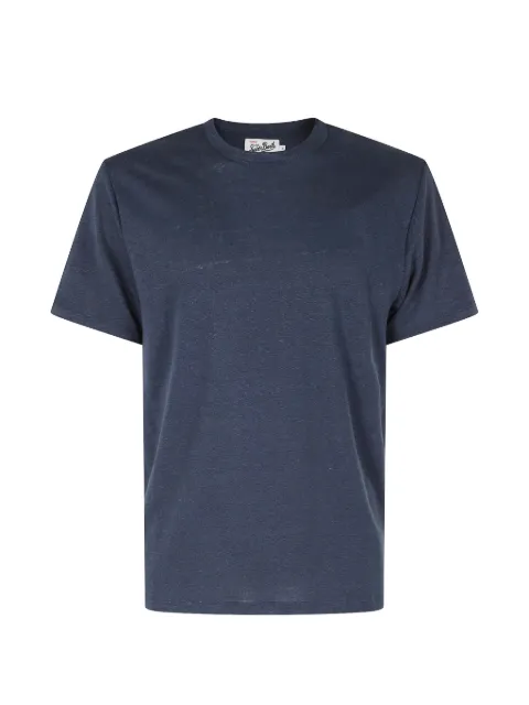 MC2 Saint Barth Ecstasea linen T-shirt Blue ECS0003
