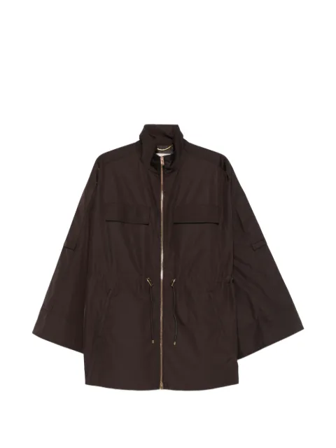Agnona pocket drawstring jacket Brown TH1103XU6025