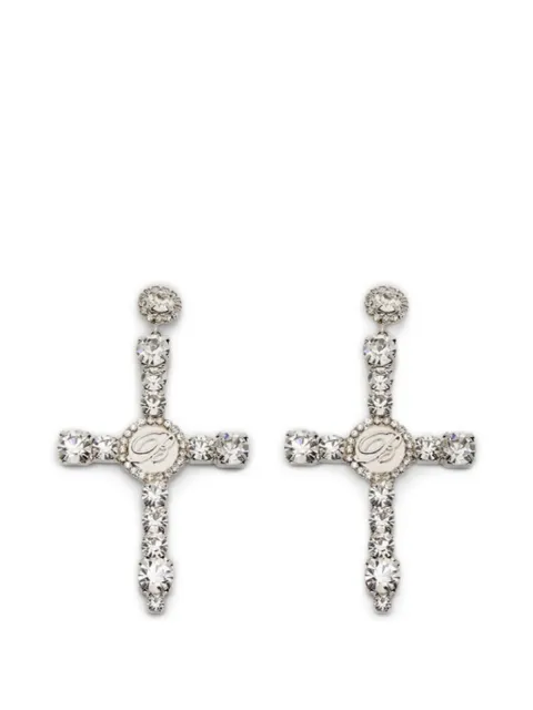 Blumarine cross earrings Silver 4W282A