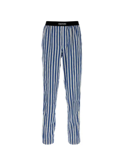 TOM FORD printed pajama bottoms Blue T4H202180