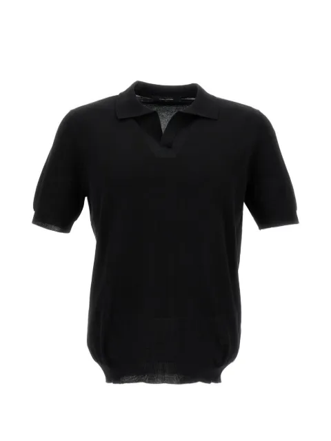 Tagliatore fine-knit polo shirt Black KEITHGSE2601099