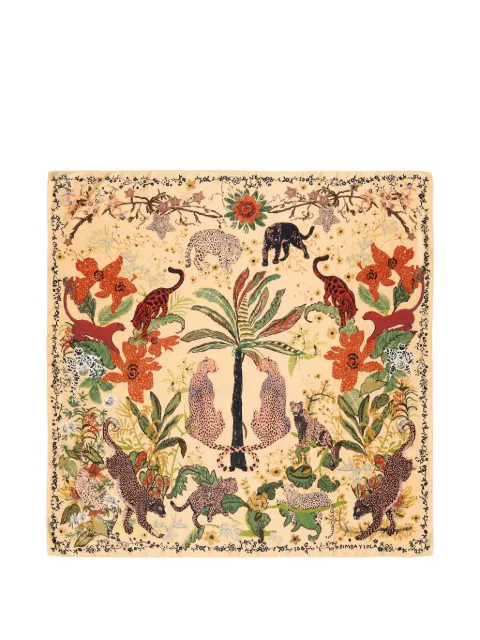 BIMBA Y LOLA vanilla jungle scarf Neutrals 261BAPN4710112