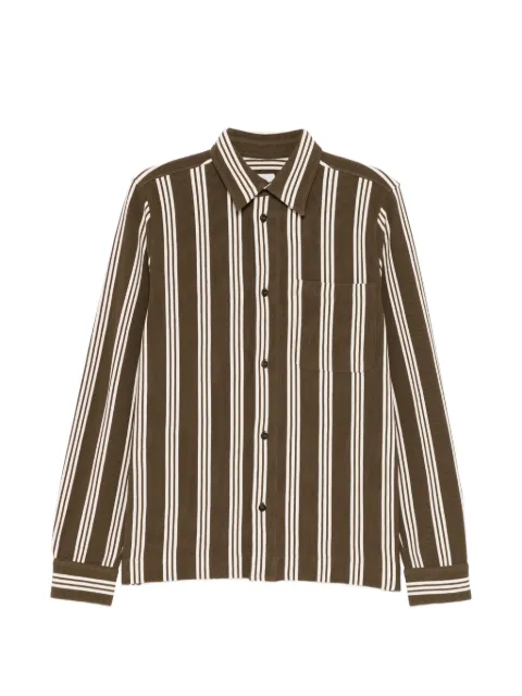 Paul Smith striped pocket shirt Brown M1R399YV02942
