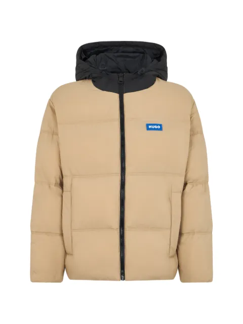 BOSS hooded padded jacket Neutrals 50546652
