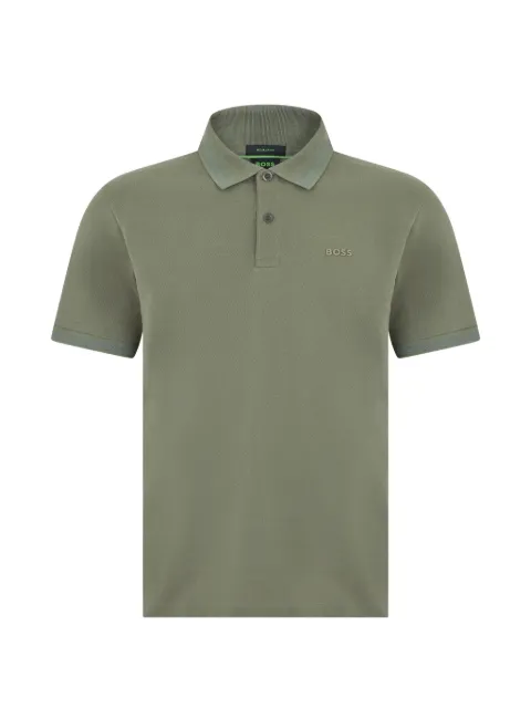 BOSS logo polo shirt Green 50554574