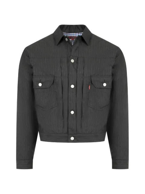 Junya Watanabe MAN x Levi's pinstripe overshirt Black WQJ2100511