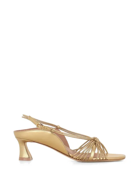 Malone Souliers Juni knot-detail sandals Gold JUNI451