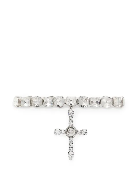 Blumarine cross choker Silver 4W281A