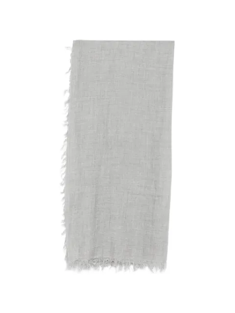 Faliero Sarti Enrica/M frayed scarf Grey E260004