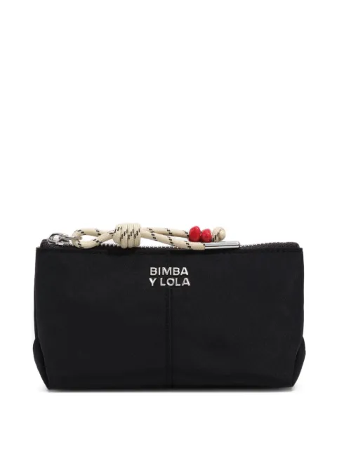 BIMBA Y LOLA logo-plaque coin purse Grey 261BBI47610031